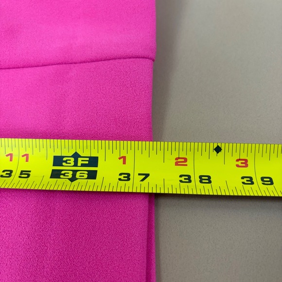 Calvin Klein Women's Barbie Pink Sheath Dress Short Sleeve FLAW Business 10 Work - Picture 9 of 11